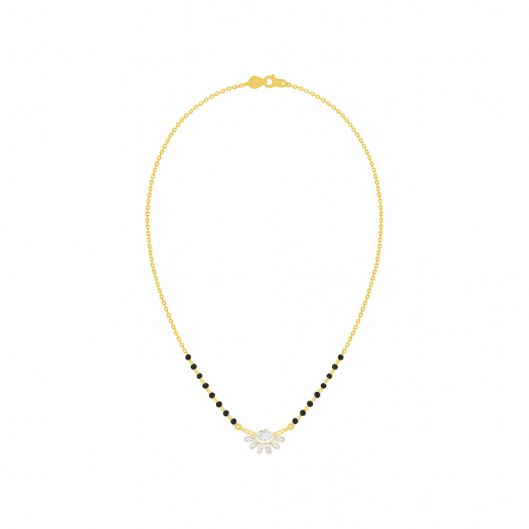 Radiant Bloom Diamond Mangalsutra