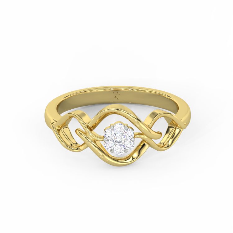 Intertwined Destiny Diamond Ring