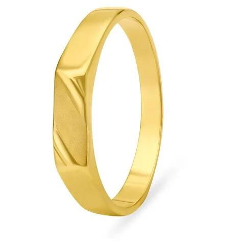 Modern Edge Signet Ring