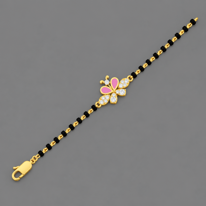 TM-1002 Whimsical Butterfly Diamond Bracelet