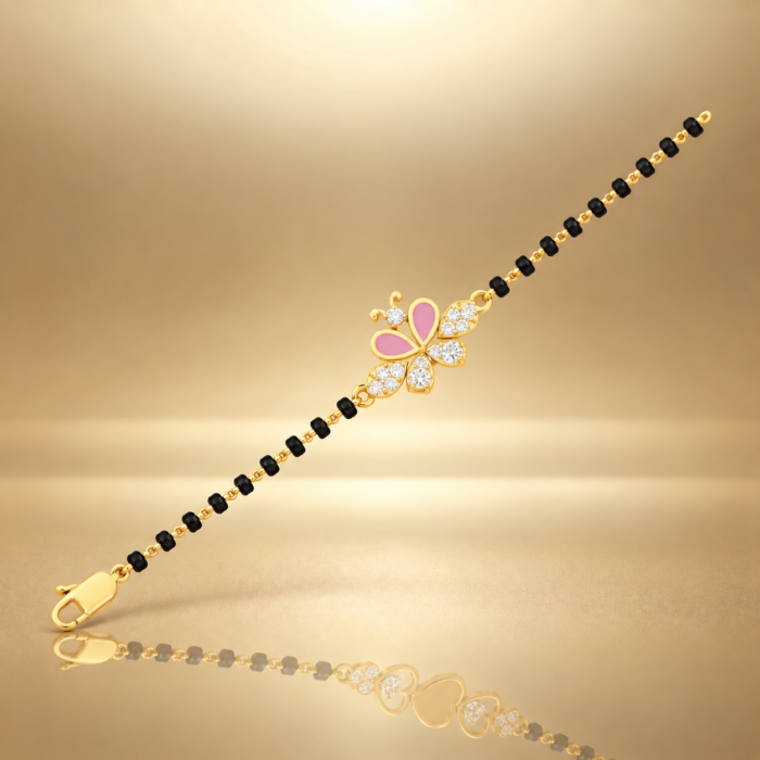 TM-1002 Whimsical Butterfly Diamond Bracelet