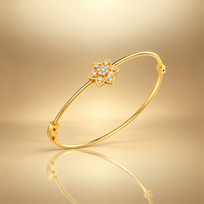 LBR-803 Dazzling Daisy Diamond Bracelet