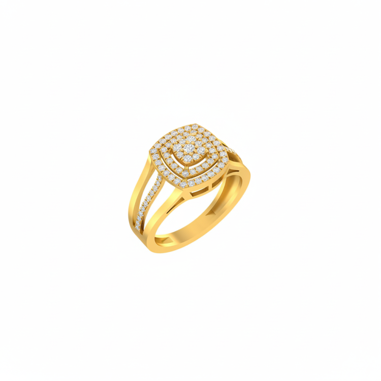 Dazzling Aura Diamond Cocktail Ring