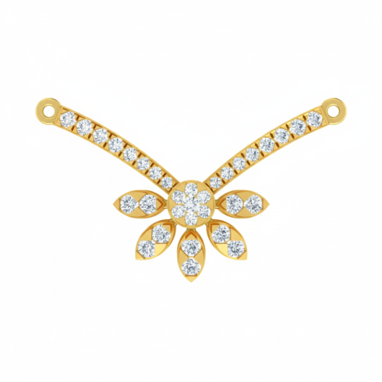 Blossom Radiance Diamond Mangalsutra
