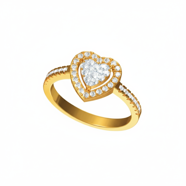 Everlasting Love Diamond Heart Ring