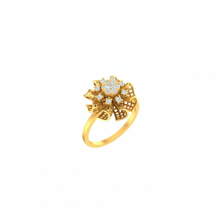 Filigree Flower Ring
