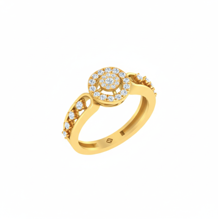 Eternal Radiance Diamond Cluster Ring