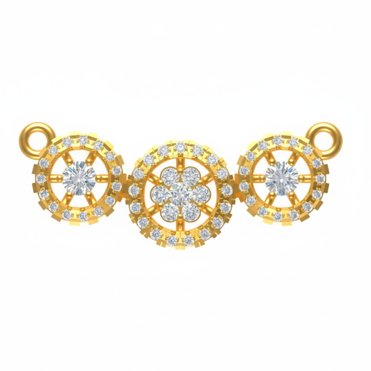 Celestial Wheel Diamond Link