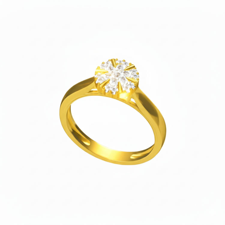 Lumina Cluster Diamond Ring