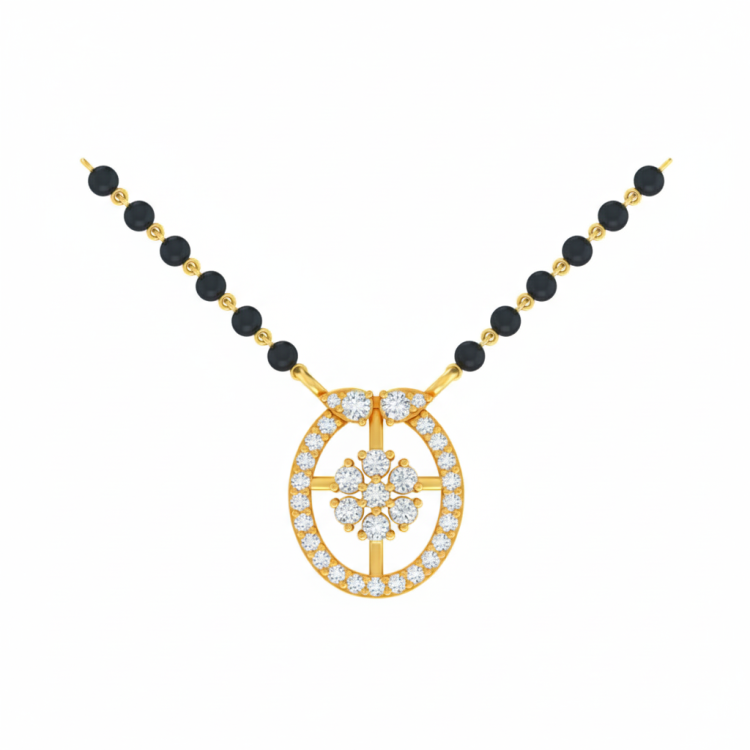 Eternal Bloom Diamond Mangalsutra