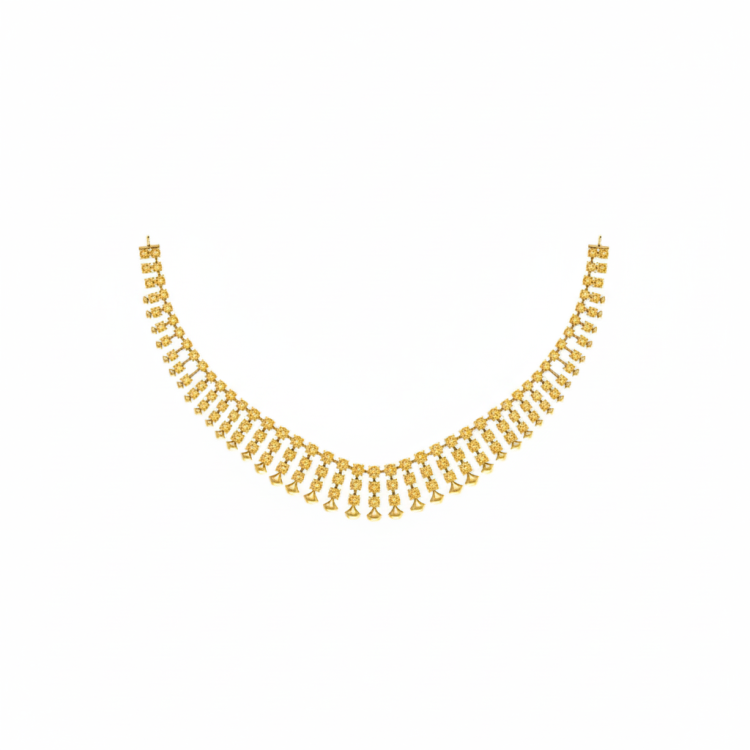 Regal Fringe Diamond Necklace