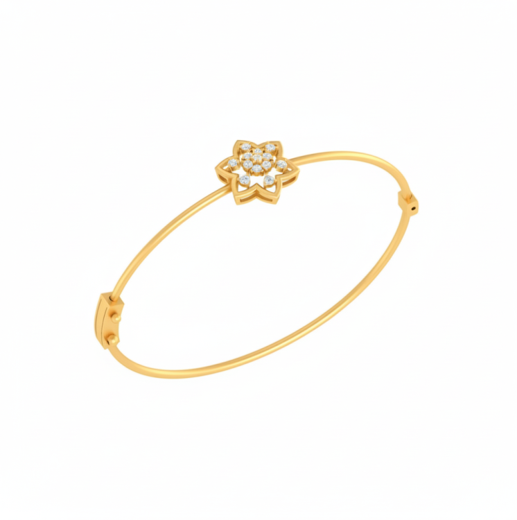 Dazzling Daisy Diamond Bracelet