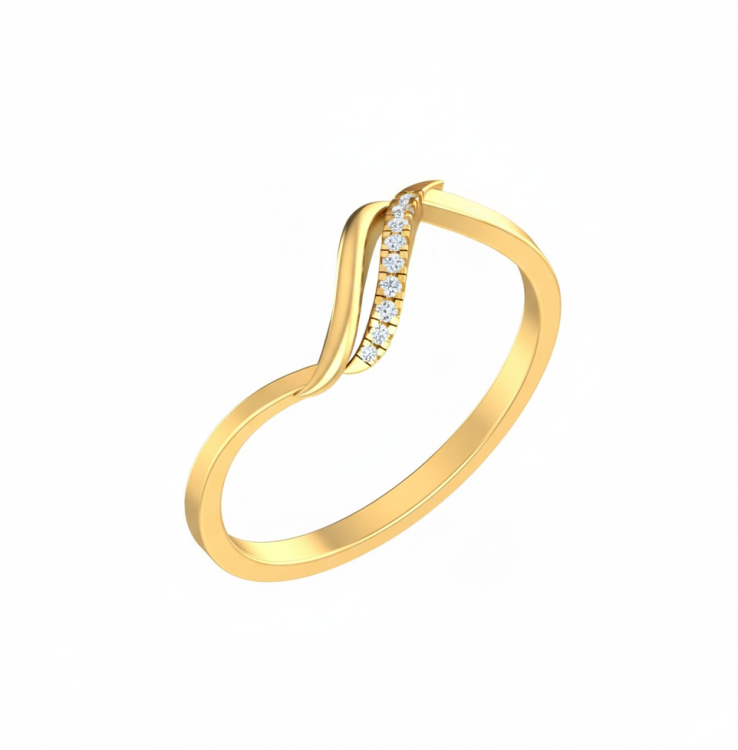 Wavy Diamond Band