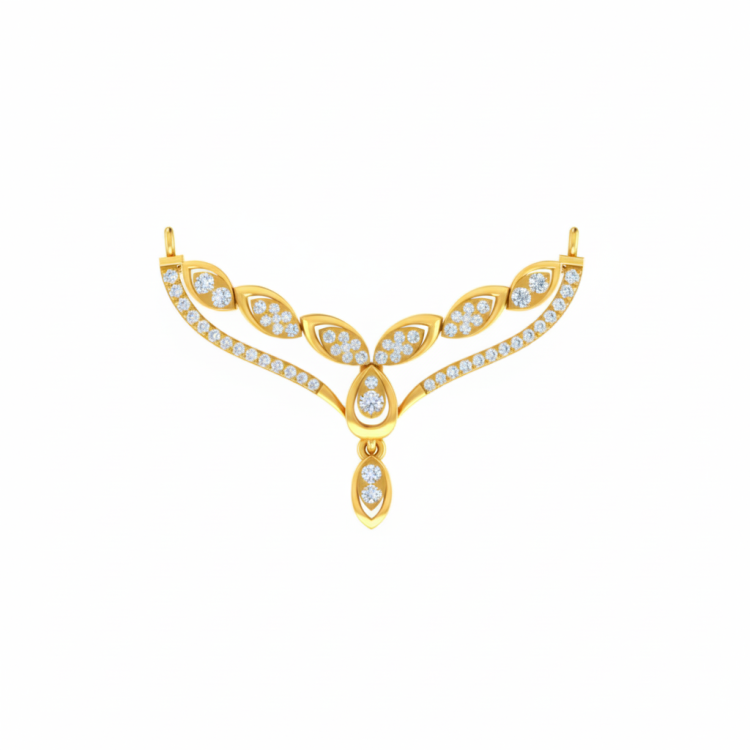 Blooming Grace Diamond Mangalsutra
