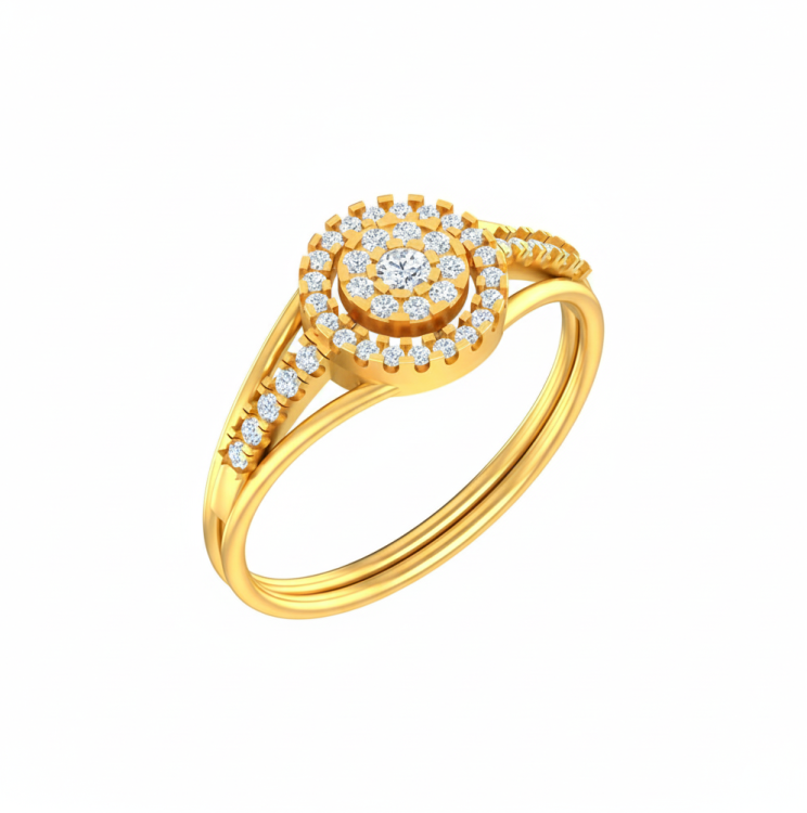 Celestial Radiance Diamond Ring