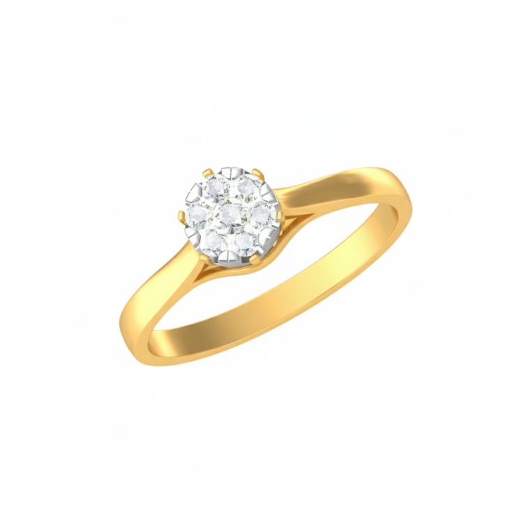 Serpentine Solitaire Illusion Ring