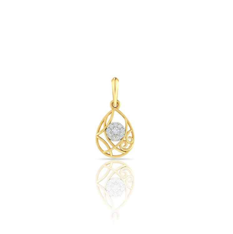 Filigree Diamond Studs