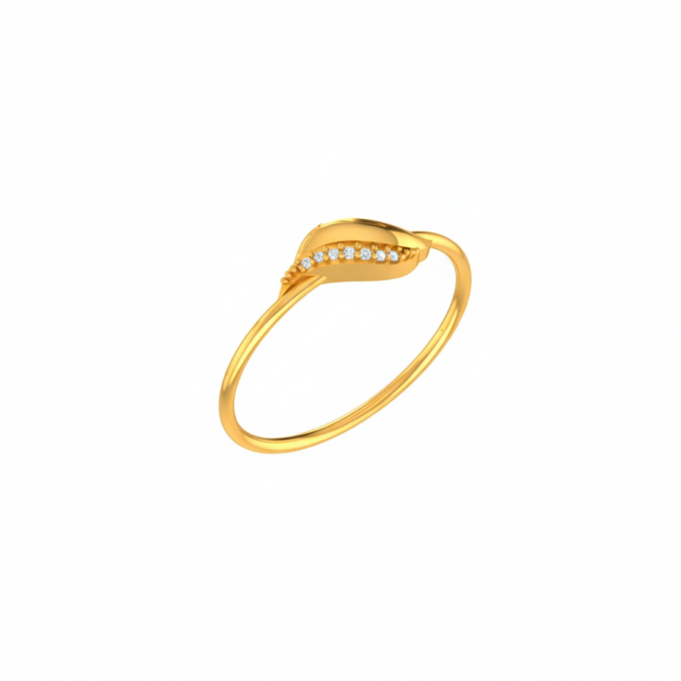 Whisper Diamond Leaflet Ring