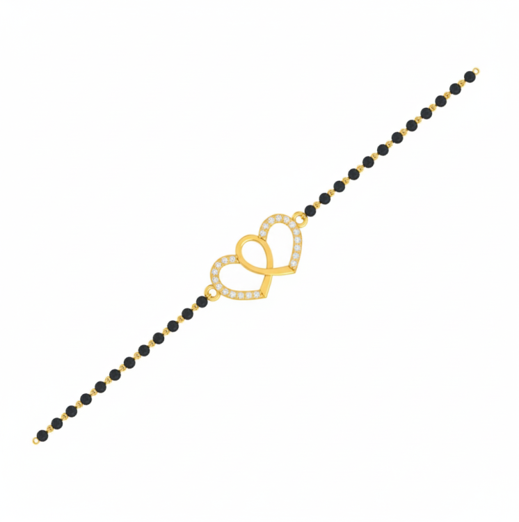 Intertwined Love Diamond Mangalsutra