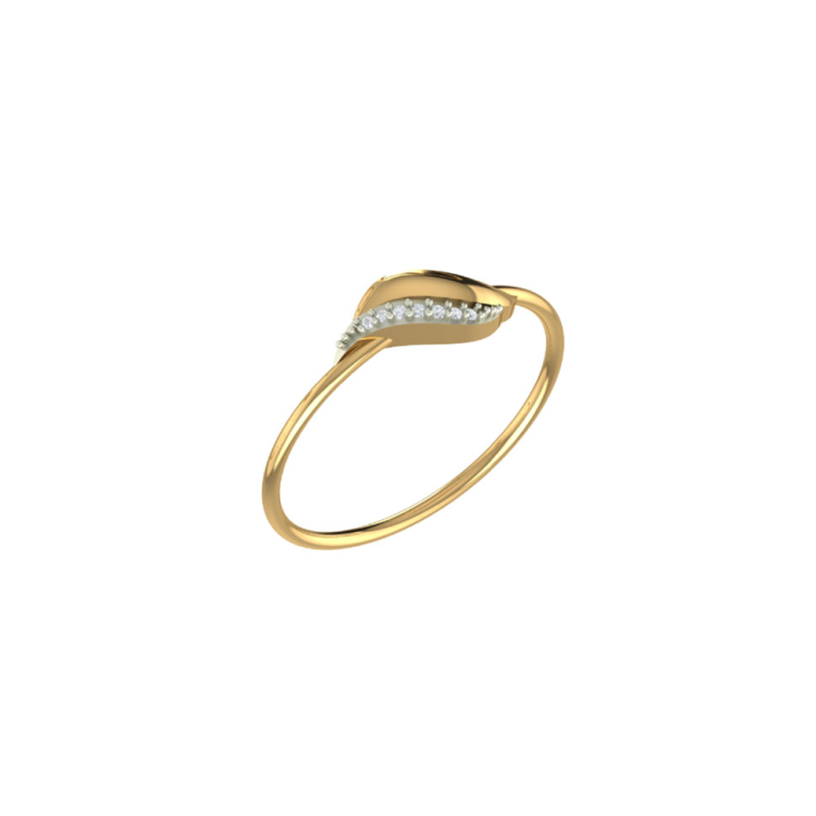 Whisper Diamond Leaflet Ring