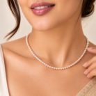 Classic White Pearl Necklace