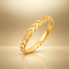 Tritiya Chevron Spark Diamond Kada