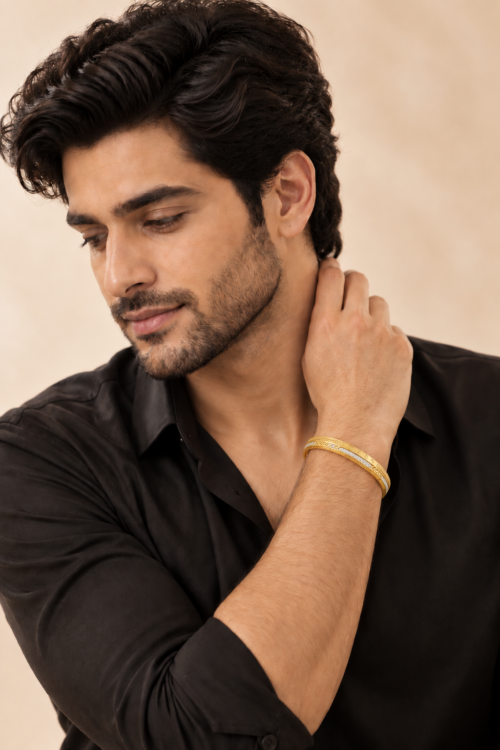 DMK42902 Tritiya Luxe Heritage Diamond Kada