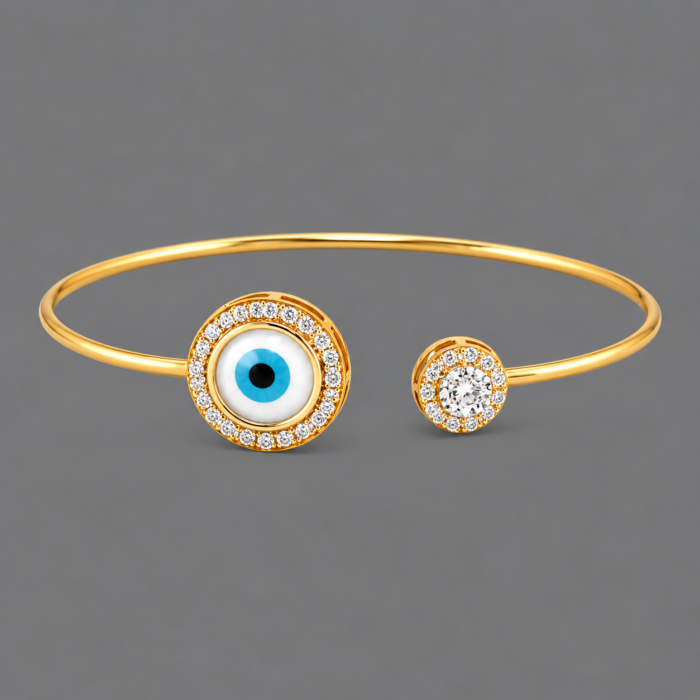 DOB14308 Nazar Spark Diamond Open Kada