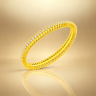 Diamond Loop Rose Gold Bangle