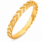 Tritiya Chevron Spark Diamond Kada