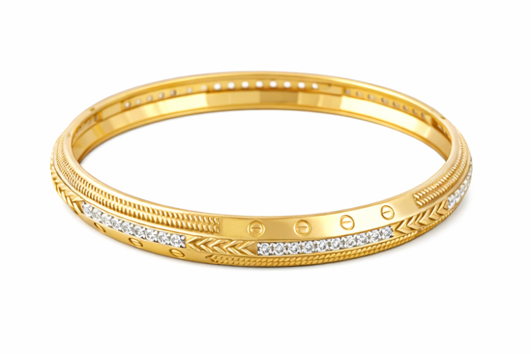 Tritiya Luxe Heritage Diamond Kada