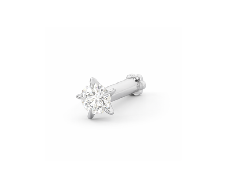 Solitaire Spark Nosepin 0.08ct