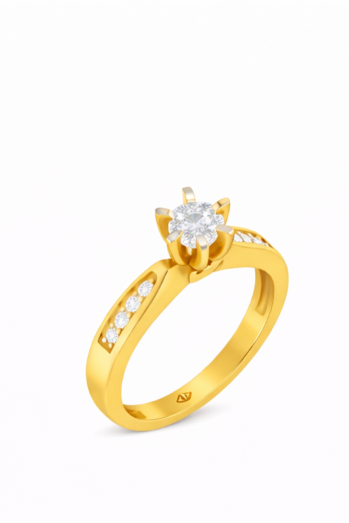 Blossom Spark Diamond Ring
