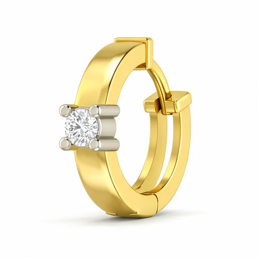 Classic Solitaire Diamond Nose Ring