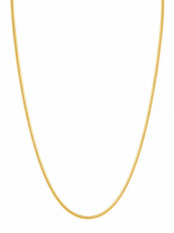 Elegant Rope Weave Gold Chain
