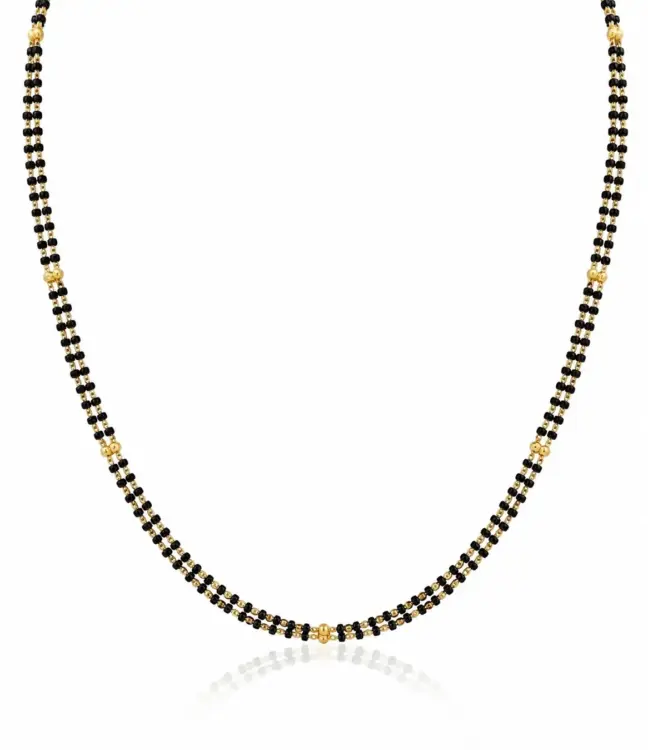 Classic Double Line Gold Mangalsutra