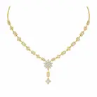 Crystal Blossom Drop Necklace