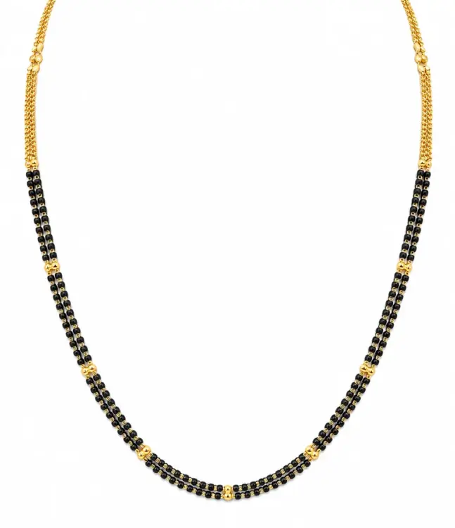 Double Line Gold Mangalsutra