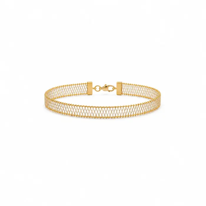 Elegant Gold Mesh Bracelet Elegant Gold Mesh Bracelet