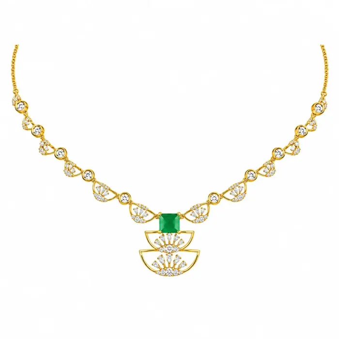 Emerald Blossom Radiance Necklace Emerald Blossom Radiance Necklace