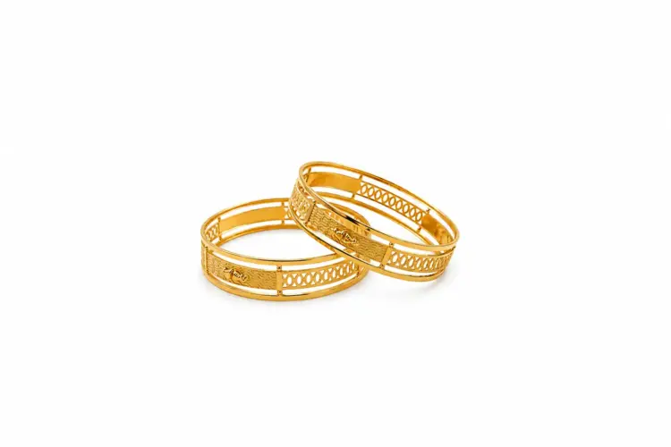 Royal Filigree Gold Bangles