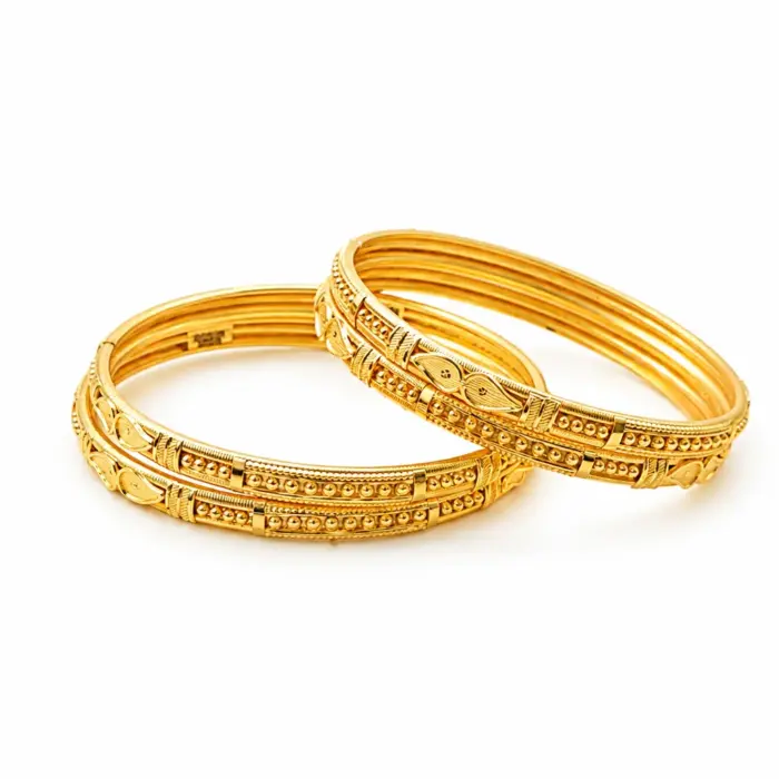 Rajsi Nakshatra Gold Bangles