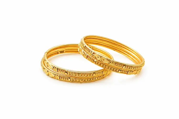Rajsi Nakshatra Gold Bangles