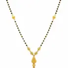 Ribbed Drop Gold Mangalsutra