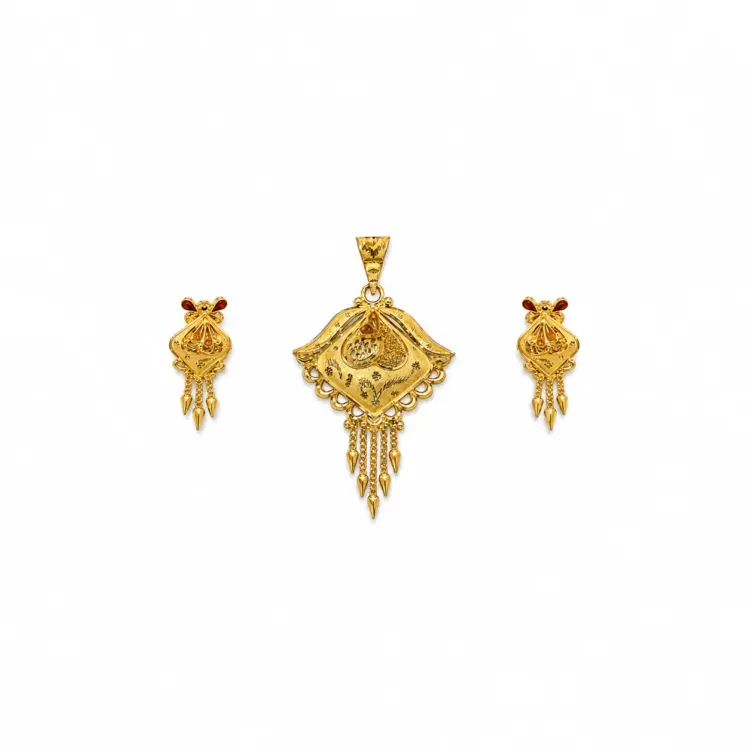 Royal Jharna Pendant Set