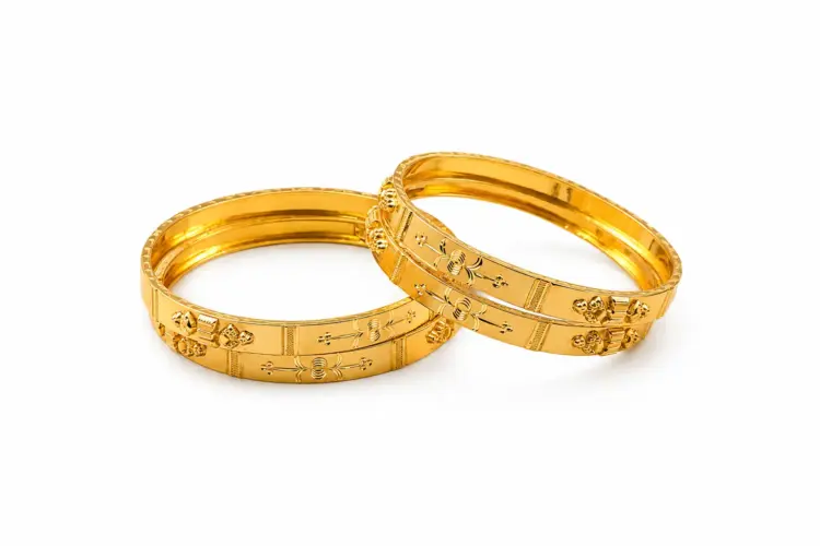 Swarna Blossom Gold Bangles
