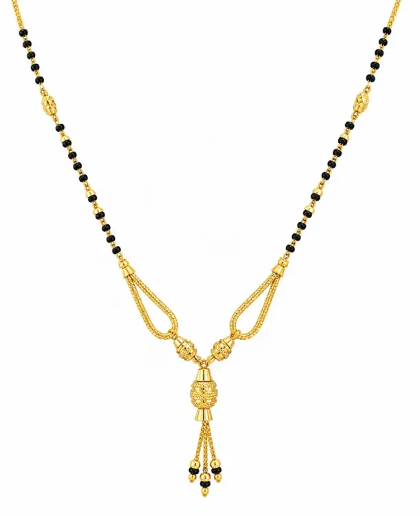 Tassel Drop Gold Mangalsutra