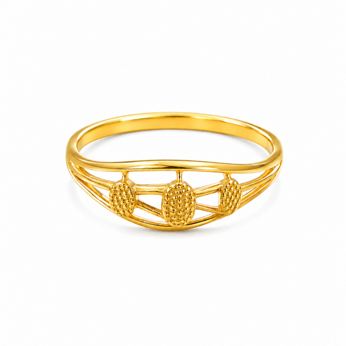 Trio Aura Gold Ring Trio Aura Gold Ring