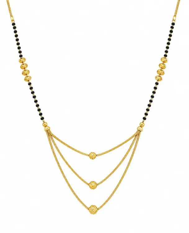 Triple Layer Gold Mangalsutra