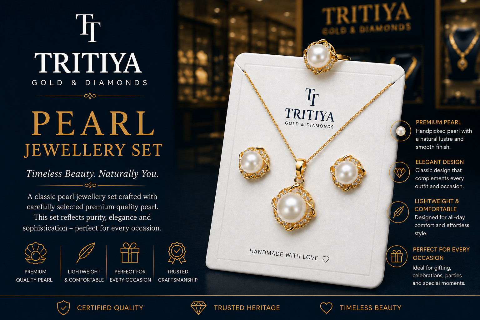 natural pearl jewellery